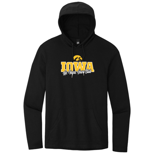 District Featherweight French Terry Hoodie T-Shirt -- Black