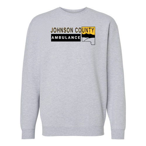 Independent Trading Co. Heavyweight Crewneck Sweatshirt -- Grey Heather