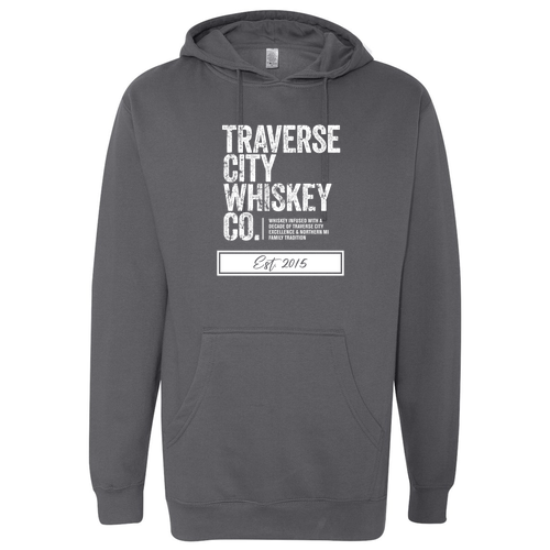 Independent Trading Midweight Hooded Sweatshirt -- Charcoal