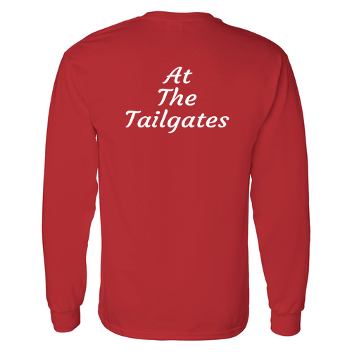 Gildan Heavy Cotton Longsleeve Basic T-Shirt -- Red