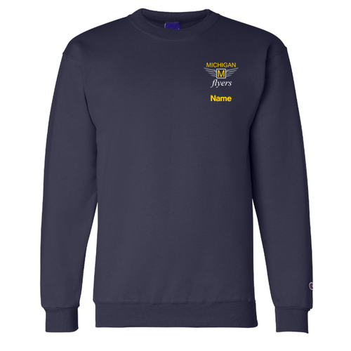 Champion Powerblend Crewneck Sweatshirt -- Navy