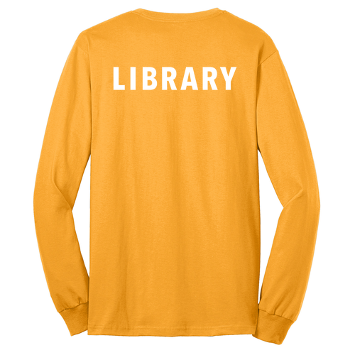 Regular Port and Company Long Sleeve 50/50 T Shirt -- Gold