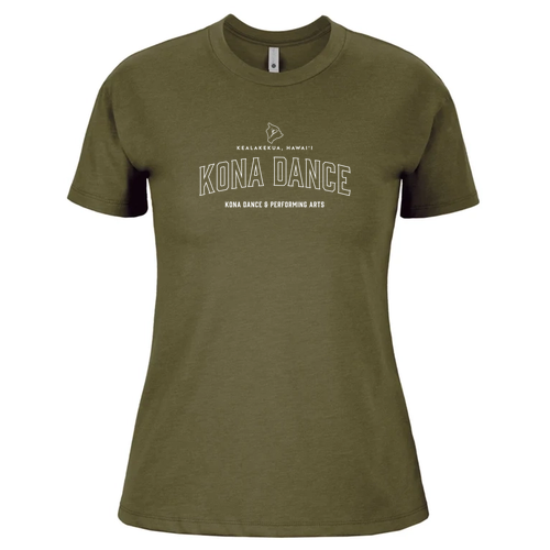 Next Level Ladies' Relaxed Cvc T-Shirt -- Military Green