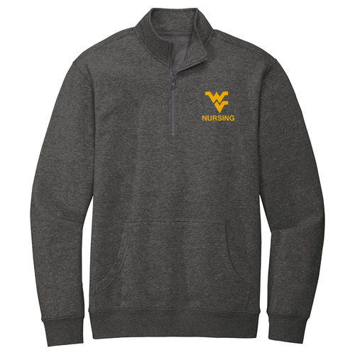 District V.I.T. Fleece 1 / 4-Zip -- Heathered Charcoal