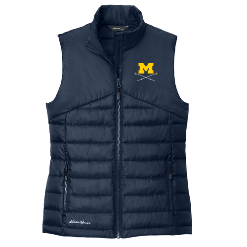 Ladies Eddie Bauer Quilted Vest -- River Blue Navy