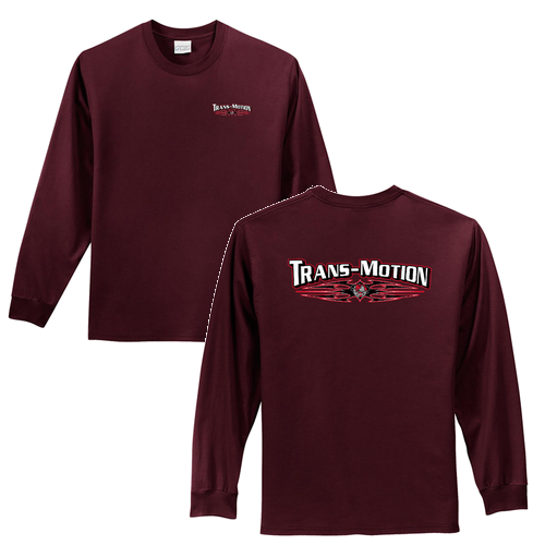 Port and Company Basic Long Sleeve Tee -- Athletic Maroon Tall