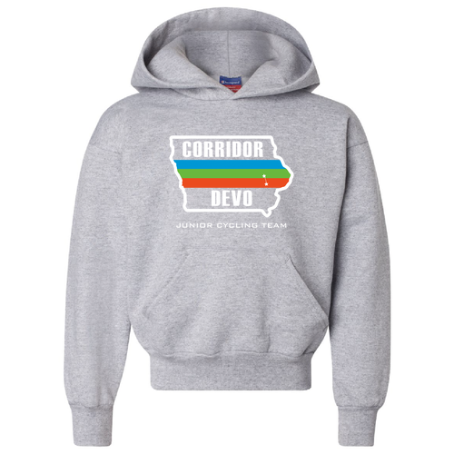 Champion Youth Hoodie -- Light Steel