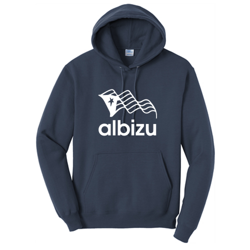 Pullover Hooded Sweatshirt -- Navy
