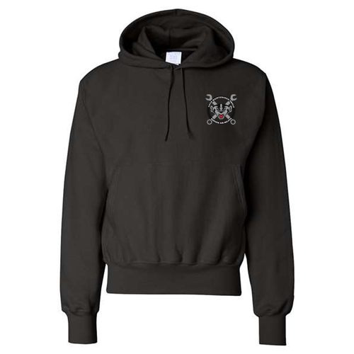 Champion Reverse Weave Hooded sweatshirt -- Black (Emboridery)