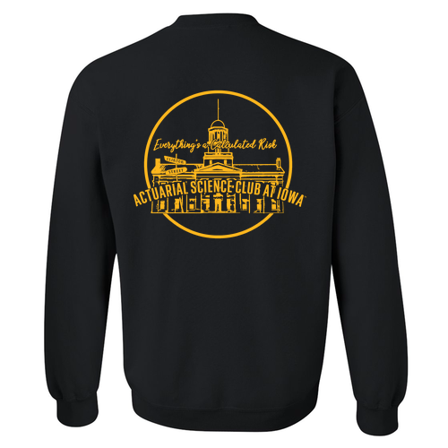 Gildan Heavy Blend Crew Neck Sweatshirt -- Black