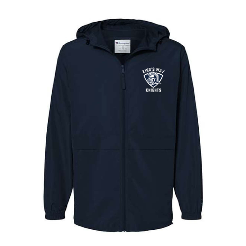 Champion Adult Full-Zip Anorak Jacket -- Navy
