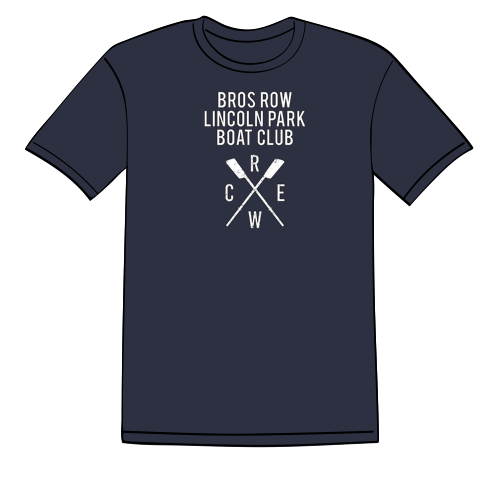 Bros Row T-Shirt -- Navy