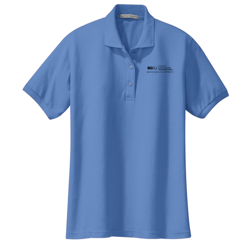 Port Authority Ladies Silk Touch Sport Shirt. -- Ultramarine Blue