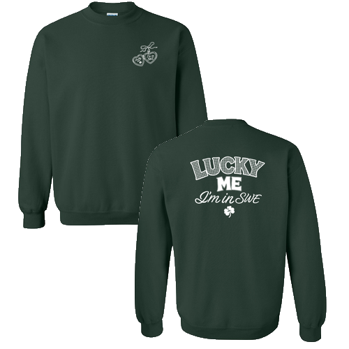 Gildan Heavy Blend Crew Neck Sweatshirt -- Forest Green