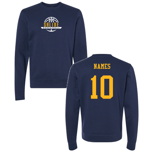 J. America BTB Fleece Crew -- True Navy