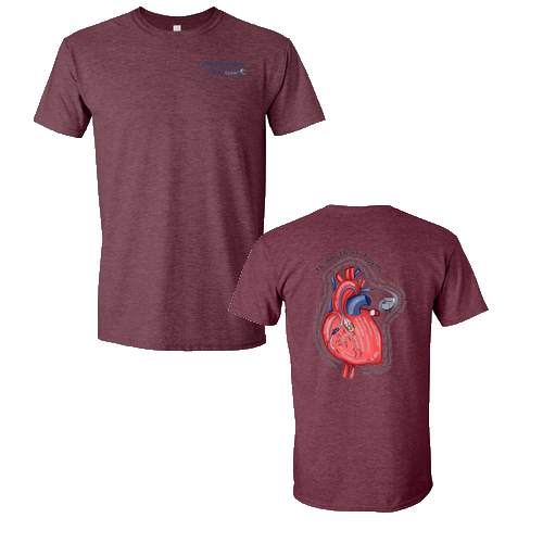Gildan SoftStyle T-Shirt -- Heather Maroon