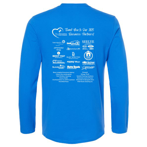 Gildan Adult Softstyle Long Sleeve T Shirt -- Royal