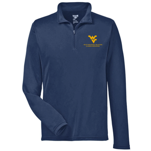 MS Industrial Relations & Human Resources: Team 365 Men's Zone Performance Quarter Zip -- Sport Dark Navy