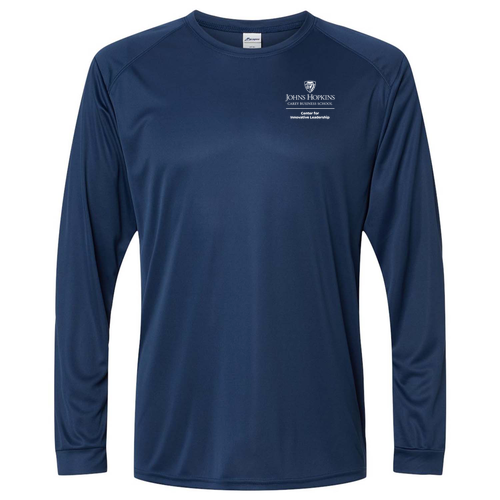 Paragon Long Islander Performance Long Sleeve T-Shirt -- Navy