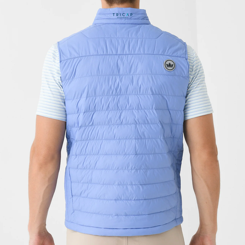Mens/Unisex Peter Millar All Course Vest -- Bondi Blue