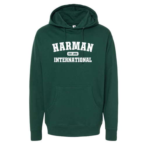 Independent Trading Midweight Hooded Sweatshirt -- Forest Green