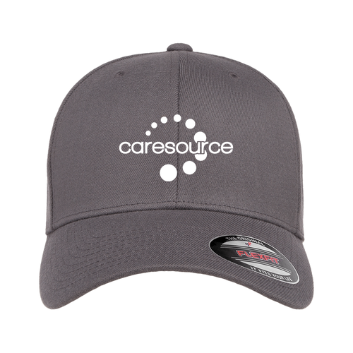 Yupoong Flexfit Mid-Profile Structured Wool Hat -- Grey