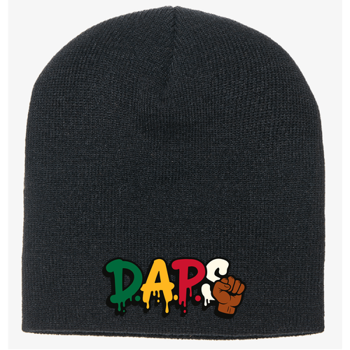 Yupoong Acrylic Knit Hat -- Black