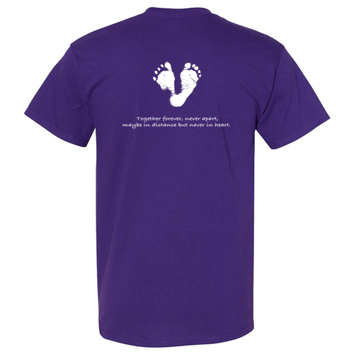 Mens/Unisex Gildan Heavy Cotton Basic T-Shirt -- Purple