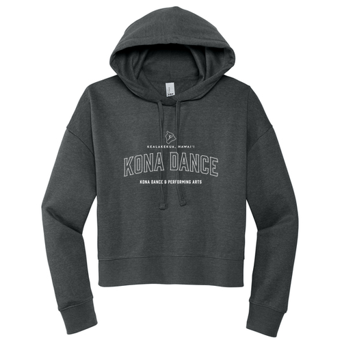 District Women's V.I.T. Fleece Hoodie -- Heathered Charcoal