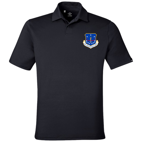 Under Armour Men's Polo -- Black (Emboridery) 115th Group