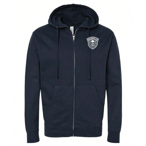 We Own The Night -- Midweight Full-Zip Hooded Sweatshirt -- Navy