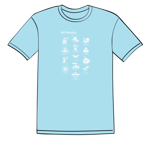 Gildan Heavy Cotton Basic T-Shirt -- Sky