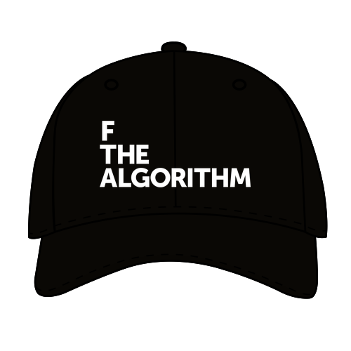 Puff Embroidered 6 Panel Snapback Hat -- Black