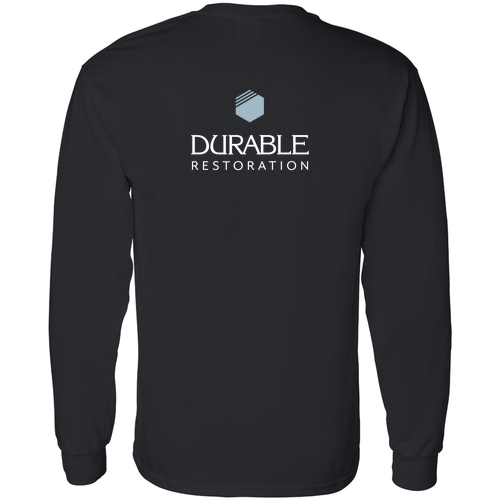 Gildan Heavy Cotton Longsleeve Basic T-Shirt -- Black