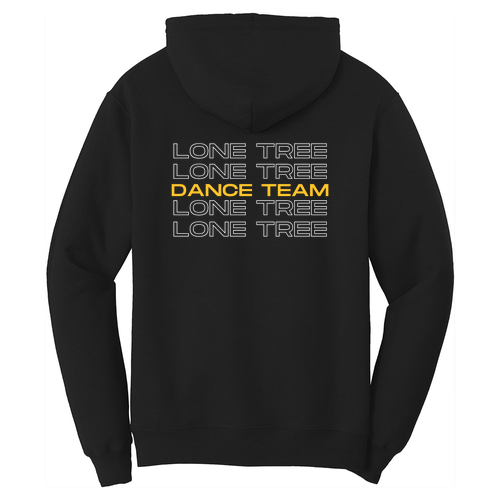 Port and Company Core Fleece Pullover Hooded Sweatshirt -- Jet Black