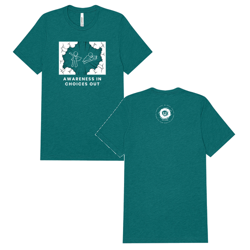 Mens/Unisex Bella Canvas Triblend Short Sleeve T-Shirt -- Teal