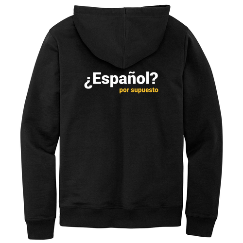 Por Supuesto District Re-Fleece Hoodie -- Black