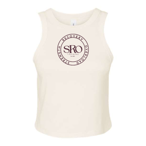 BELLA+CANVAS Women’s Micro Rib Racer Tank -- Sol Natural Blnd