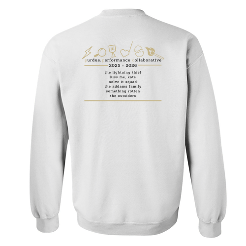 Gildan Heavy Blend Crew Neck Sweatshirt -- White