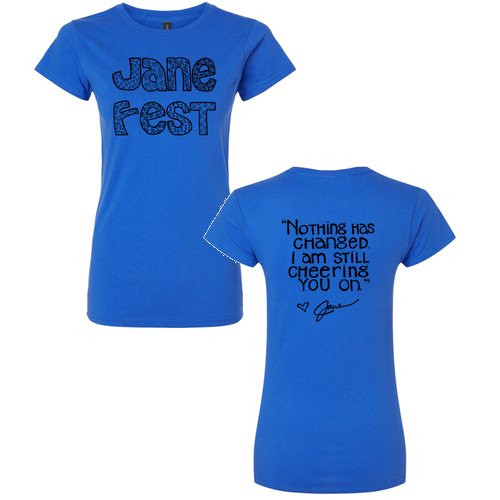 Gildan Ladies Fashion Fit T-Shirt -- Royal