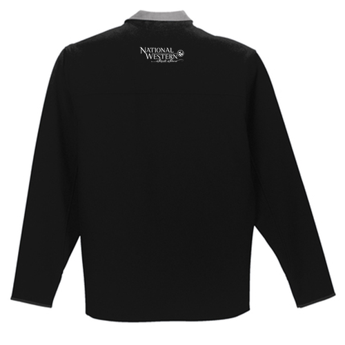 Port Authority Glacier Soft Shell Jacket -- Black / Chrome