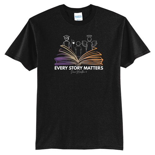 Port and Company 50/50 Blend Basic T-Shirt -- Jet Black