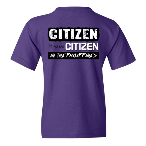 Youth Purple House Gildan Tee