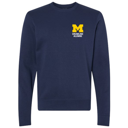 J. America Soft BTB Fleece Crewneck Sweatshirt -- True Navy