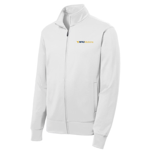 Sport-Tek Sport-Wick Fleece Full-Zip Jacket -- White