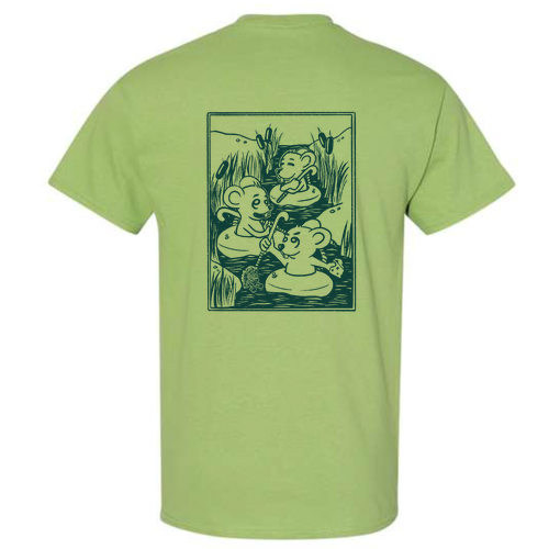 Mens/Unisex Gildan Heavy Cotton Basic T-Shirt -- Kiwi