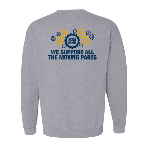 Gildan Heavy Blend Crew Neck Sweatshirt -- Sport Grey