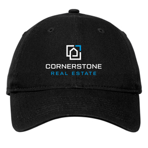 New Era Adjustable Unstructured Hat -- Black