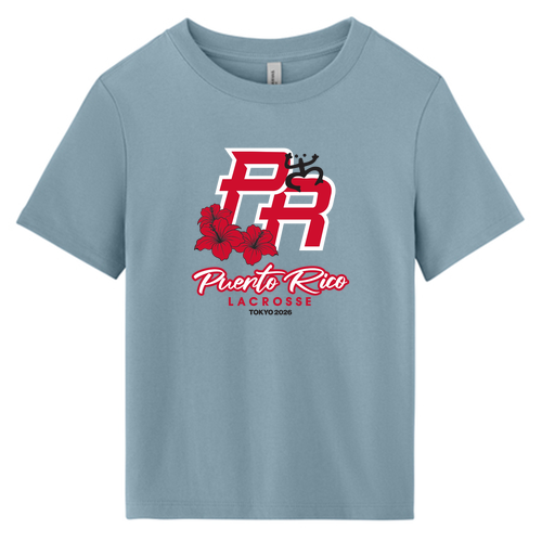 Women's Heavyweight Tee -- Vintage Denim NO BACK