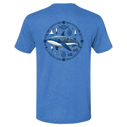 Gildan Softstyle CVC T-Shirt -- Carolina Blue Mist -- Whale